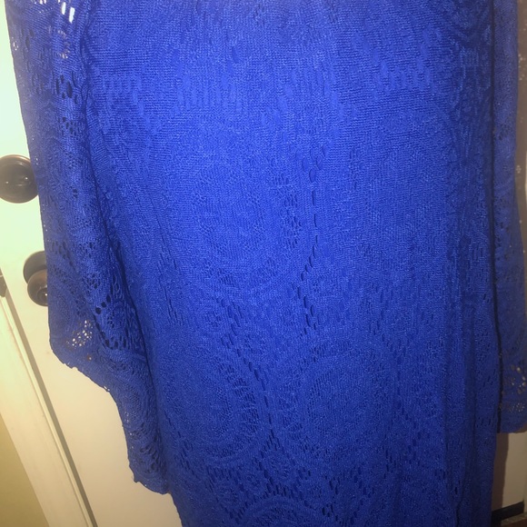 Crochet Bell Sleeve Dress - Picture 4 of 4